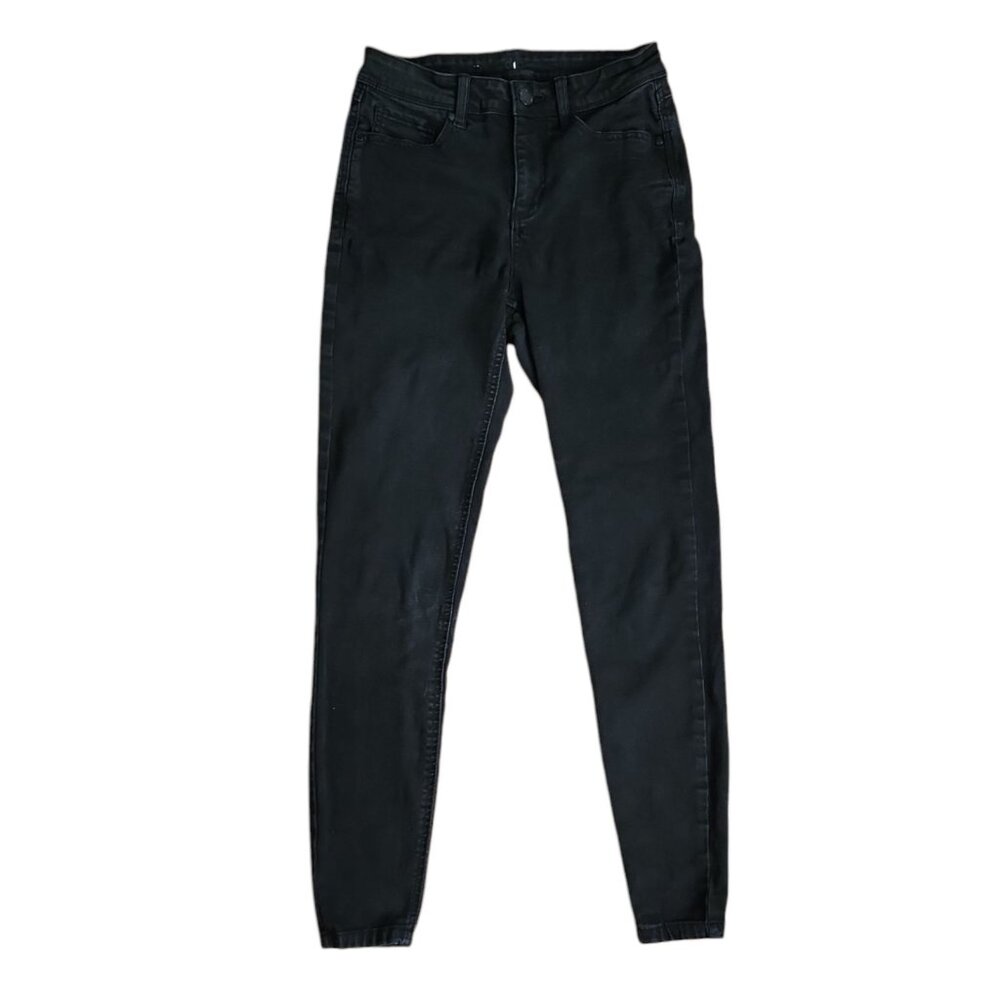 Dip Jeans‎ Womens Size 4 Solid Black Stretch Skinny Leg Repreve Pockets